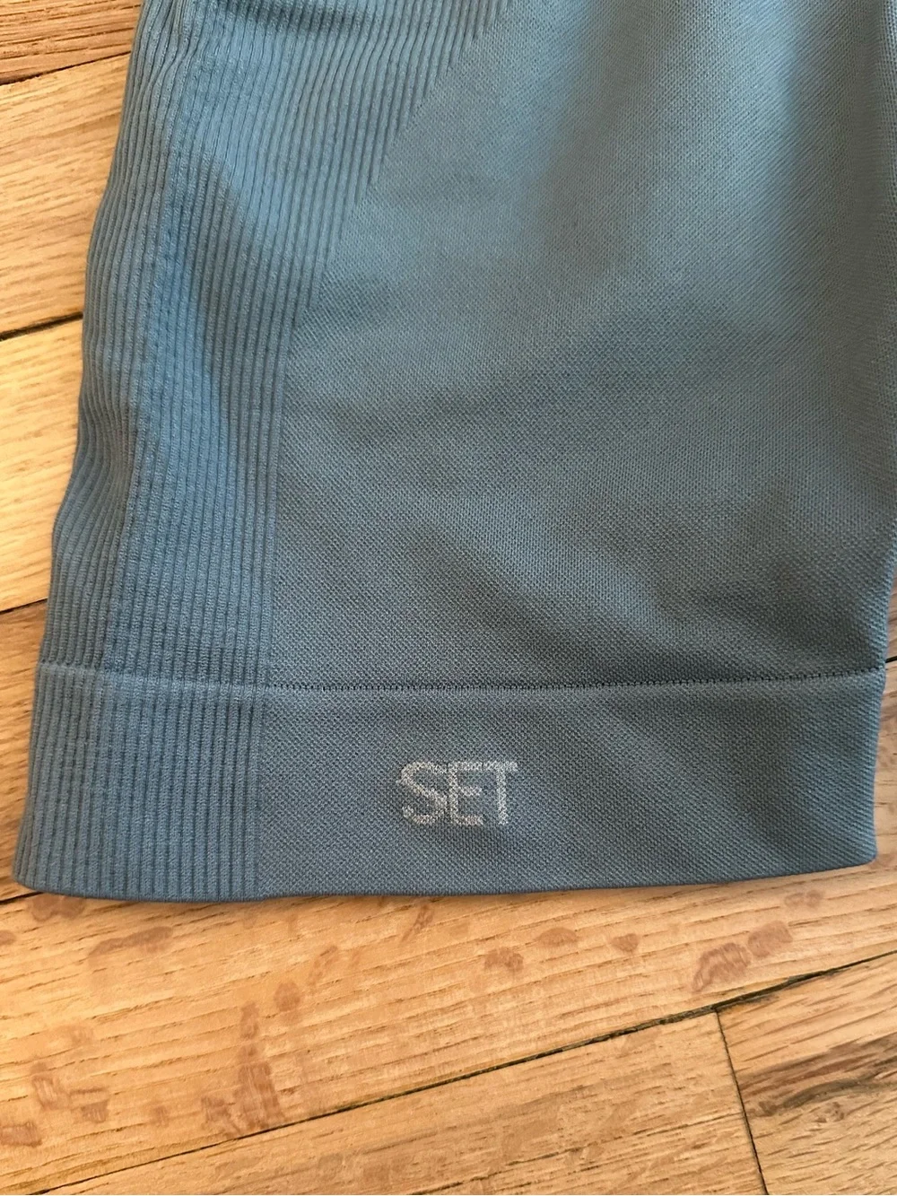 SET active Ribbed Bike Shorts size S - Slate Blue